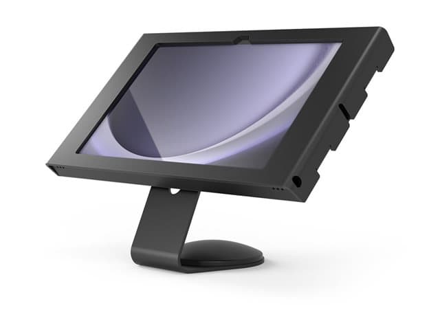 Compulocks - Galaxy Tab A9 Apex Enclosure Core Stand - Enclosure - for tablet - lockable - metal - black - screen size: 8.7" - counter, wall-mountable - for Samsung Galaxy Tab A9