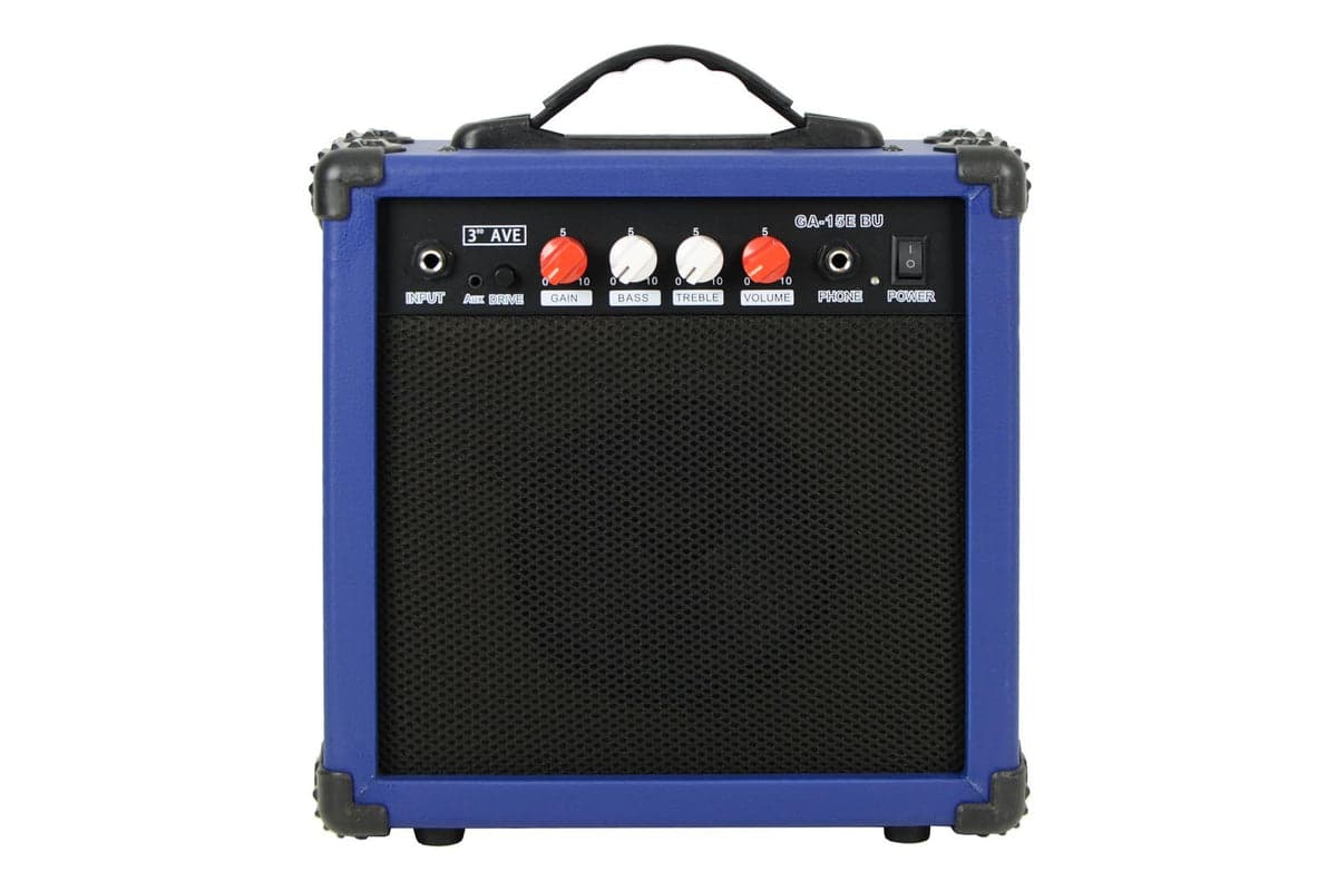 3rd Avenue 15 Watt Electric Guitar Amp - Blue