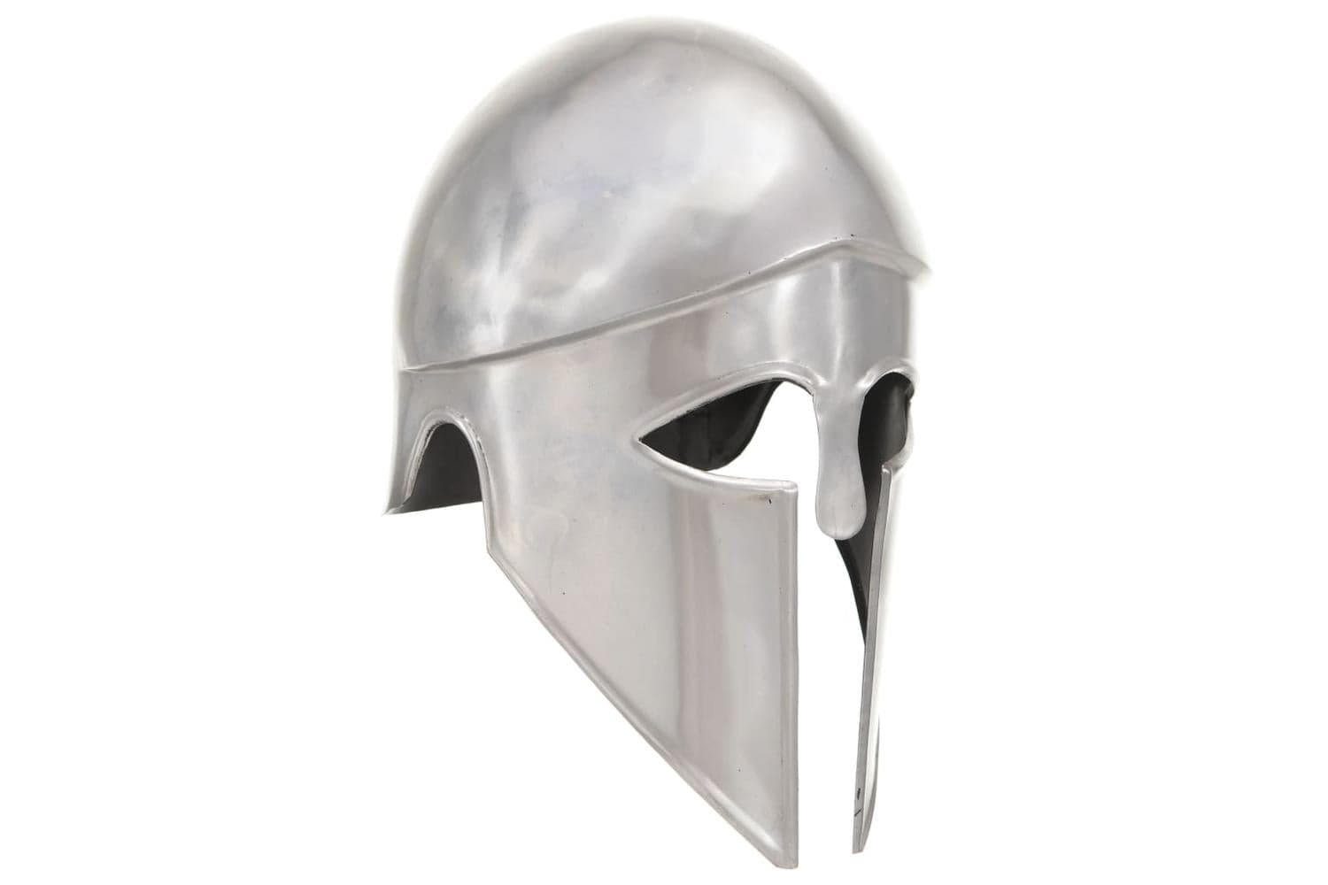 Vidaxl 286212 Greek Warrior Helmet Antique Replica Larp Silver Steel