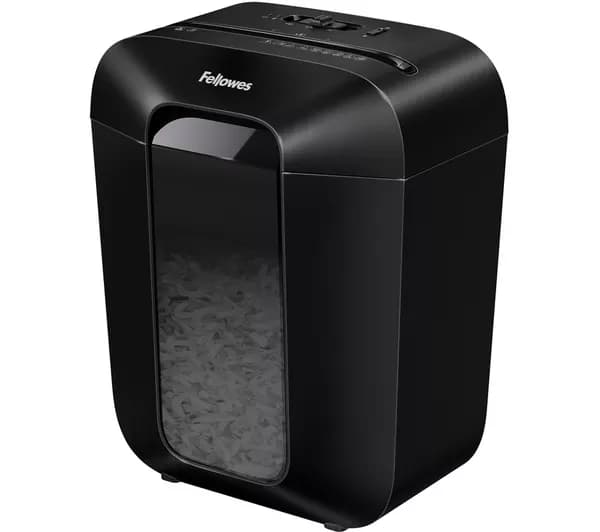 FELLOWES Powershred LX50 Cross Cut Paper Shredder - Black