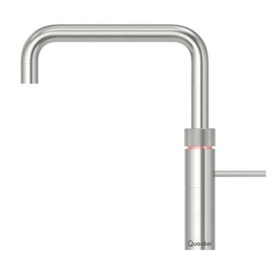 Quooker Fusion Instant Boiling Water Kitchen Tap - Stainless Steel Square Spout