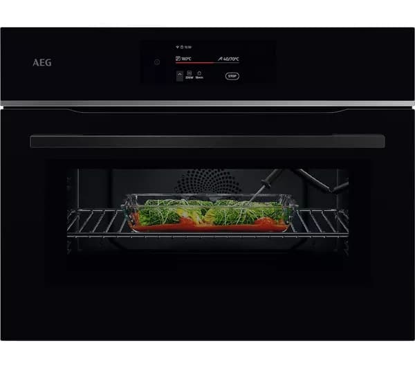 AEG 8000 MealAssist TK8NK721B Built-in Combination Microwave - Black