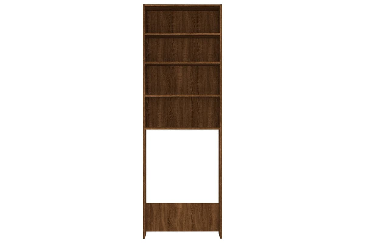 vidaXL 815953 Washing Machine Cabinet Brown Oak 64x24x190cm