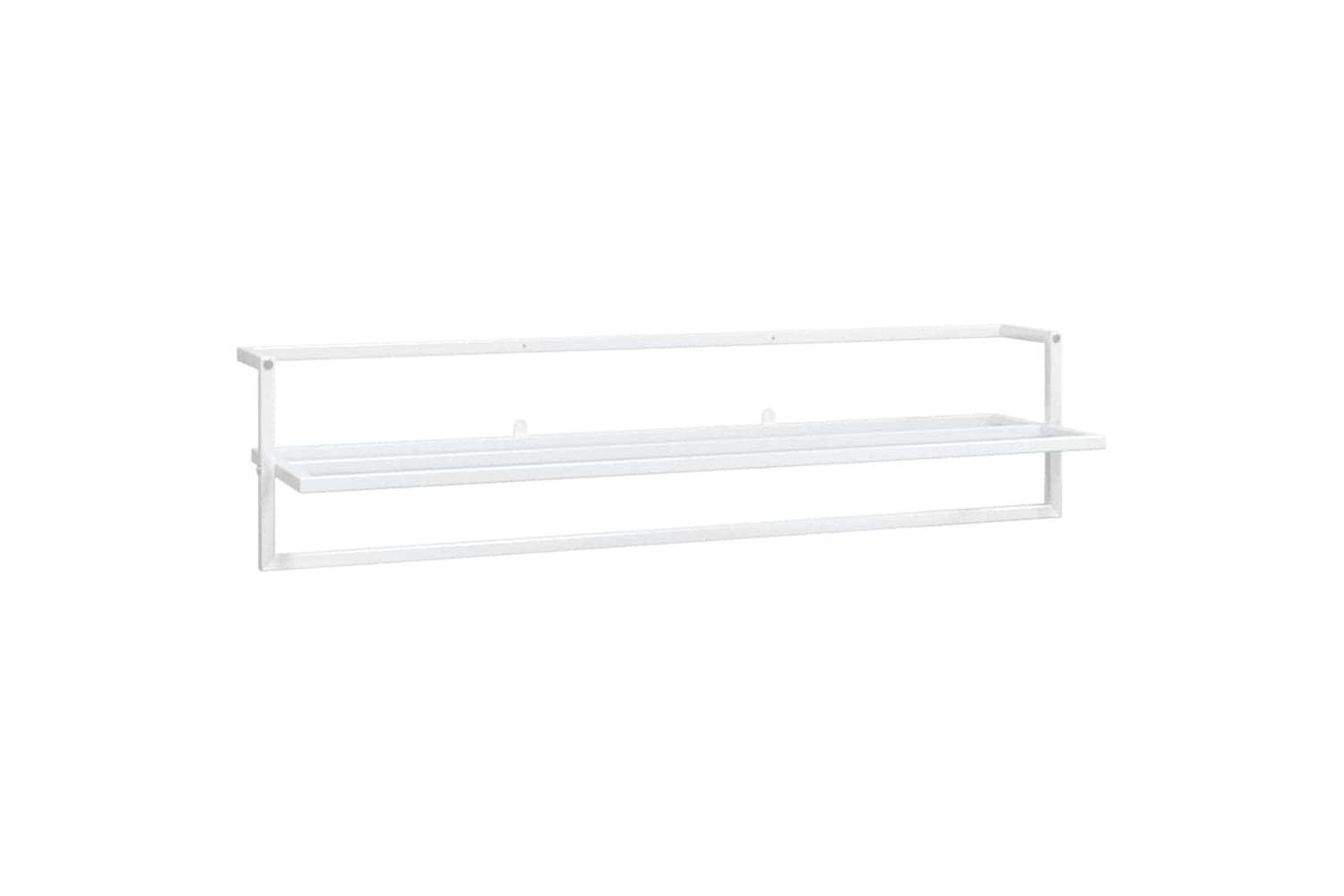 vidaXL 343093 Towel Rack White 95x25x22cm Iron