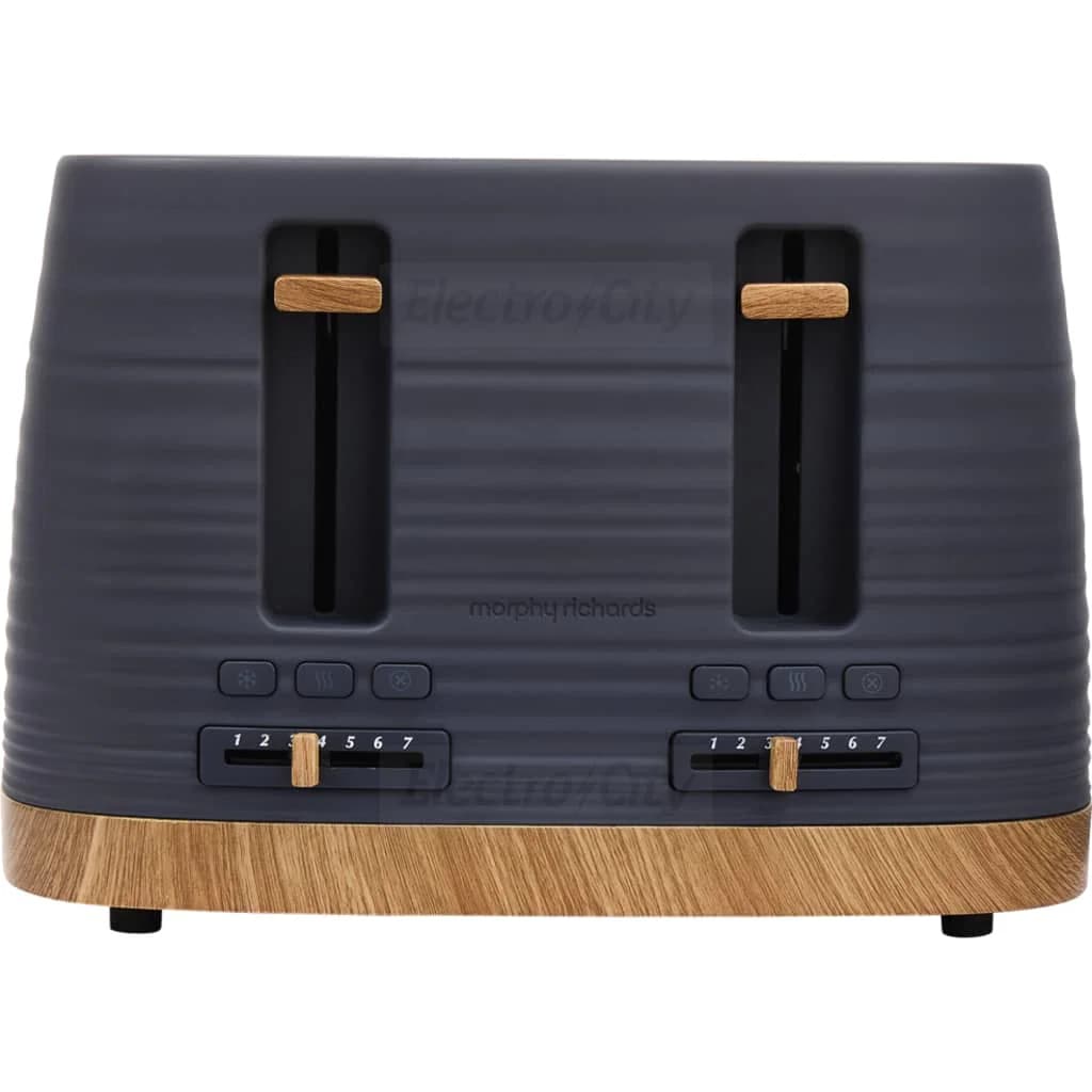 Morphy Richards Clay 4 Slice Toaster | Flint Blue