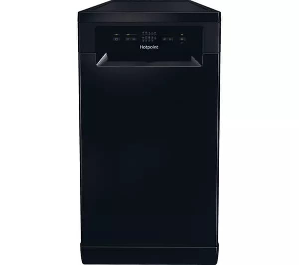 HOTPOINT HP2FE10CS90BUK Slimline Dishwasher - Black