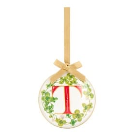 Enamel Letter T Decoration