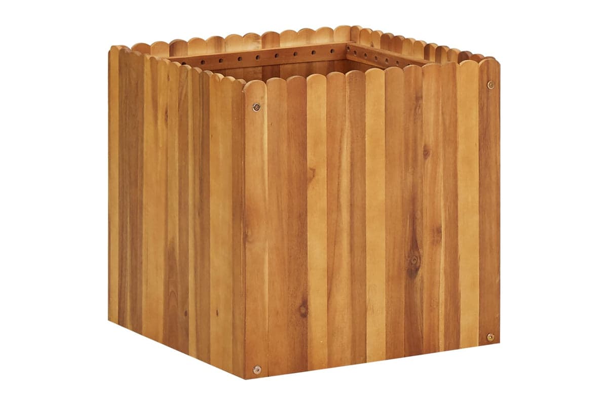 vidaXL 45927 Garden Raised Bed 50x50x50cm Solid Acacia Wood