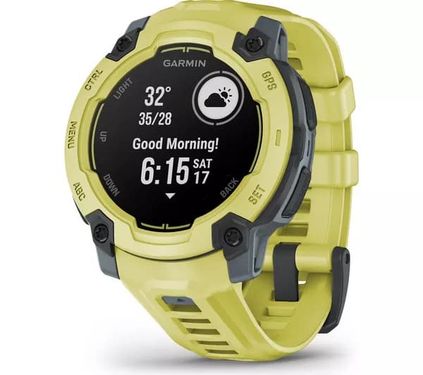 GARMIN Instinct E Smart Watch - 45 mm, Electric Lime with Electric Lime Silicone Band