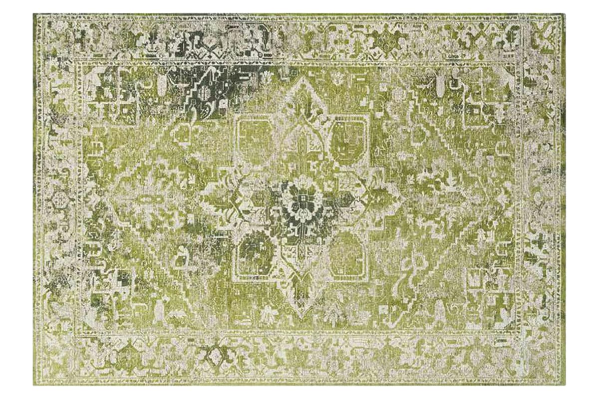 Louis De Poortere | Tabriz Olive Wood Eco Rug | Green | 140 x 200 cm