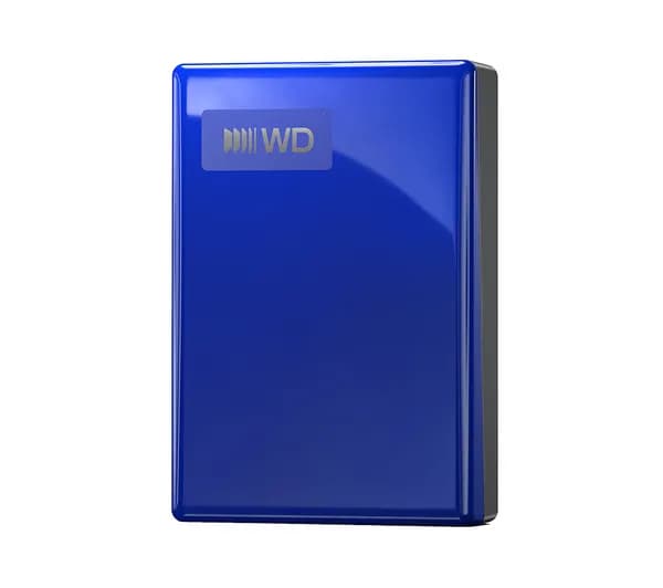 WD My Passport Portable Hard Drive - 2 TB, Blue