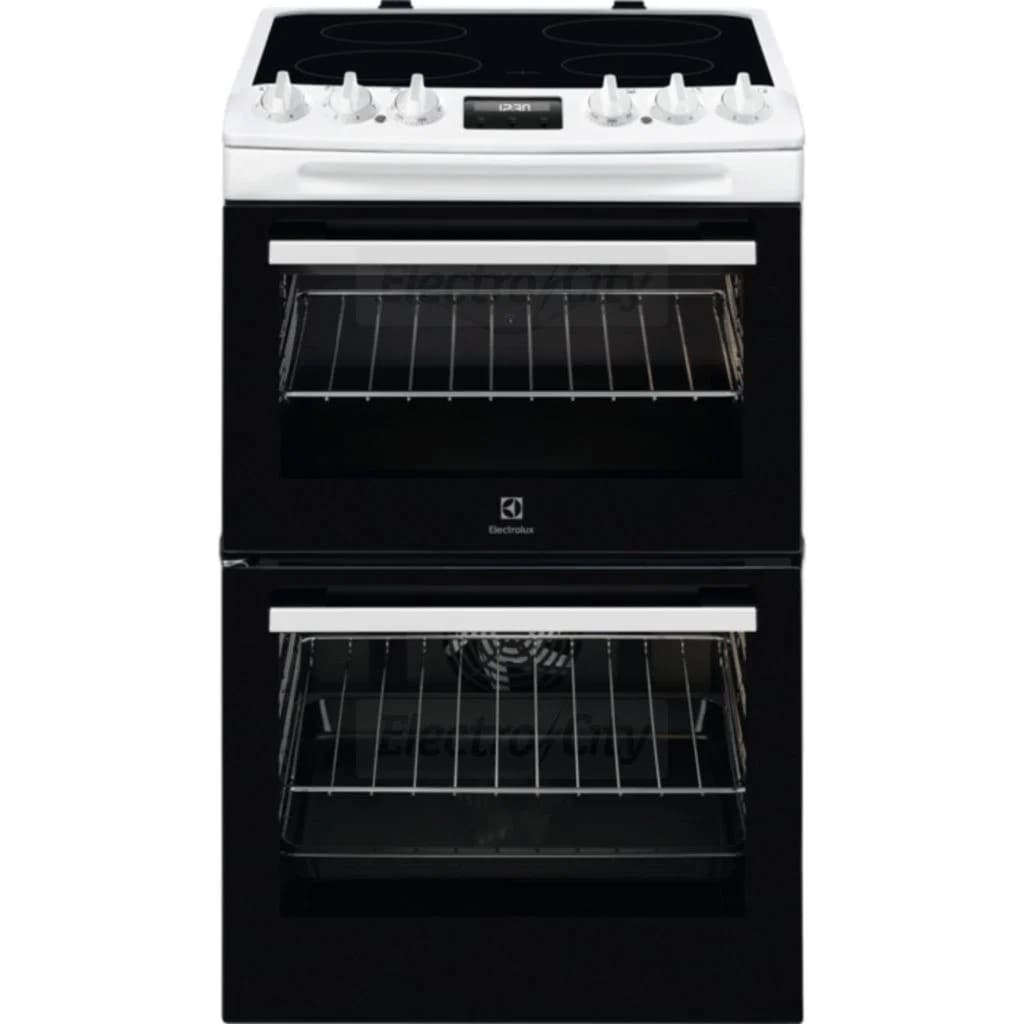 Electrolux 500 Series 55cm Electric Cooker with Ceramic Hob | White