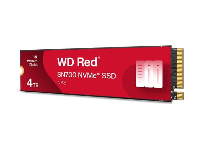 SANDISK - WD Red SN700 WDS400T1R0C-68BDK0 - SSD - 4 TB - internal - M.2 2280 - PCIe 3.0 x4 (NVMe)