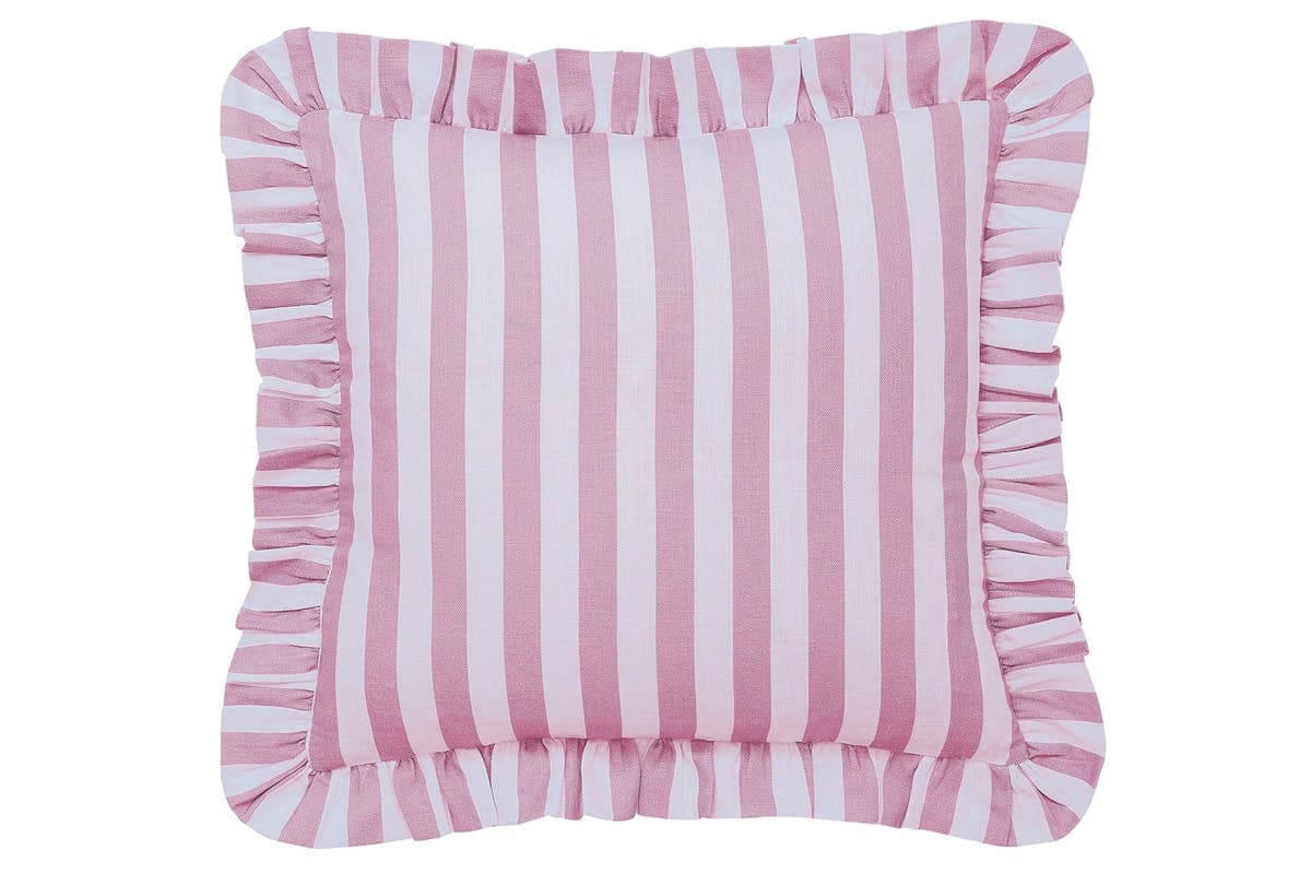 Candy Stripe Cushion | Pink | 40 x 40 cm