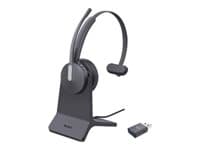 Yealink - WH64 Hybrid Mono - headset - USB-A via DECT adapter, USB-C - Microsoft Teams Certified