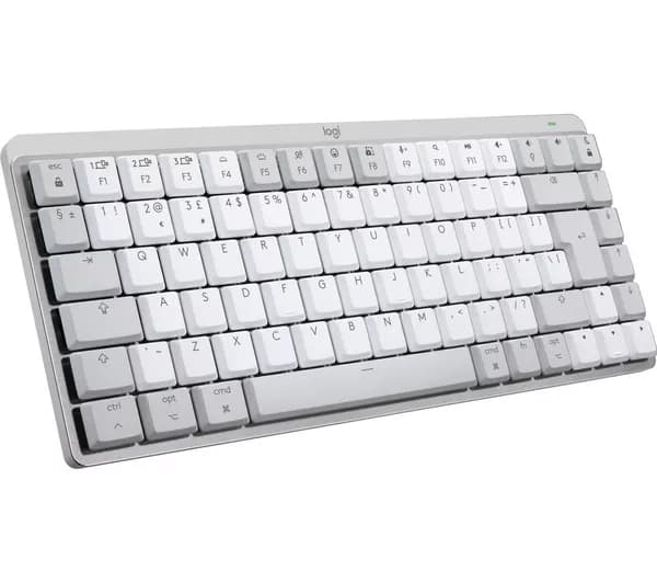 LOGITECH MX Mechanical Mini for Mac Tactile Quiet Wireless Keyboard - Pale Grey