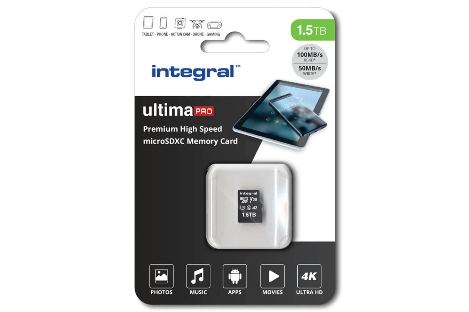 Integral Premium High Speed MICROSDHC/XC Memory Card | 1.5TB