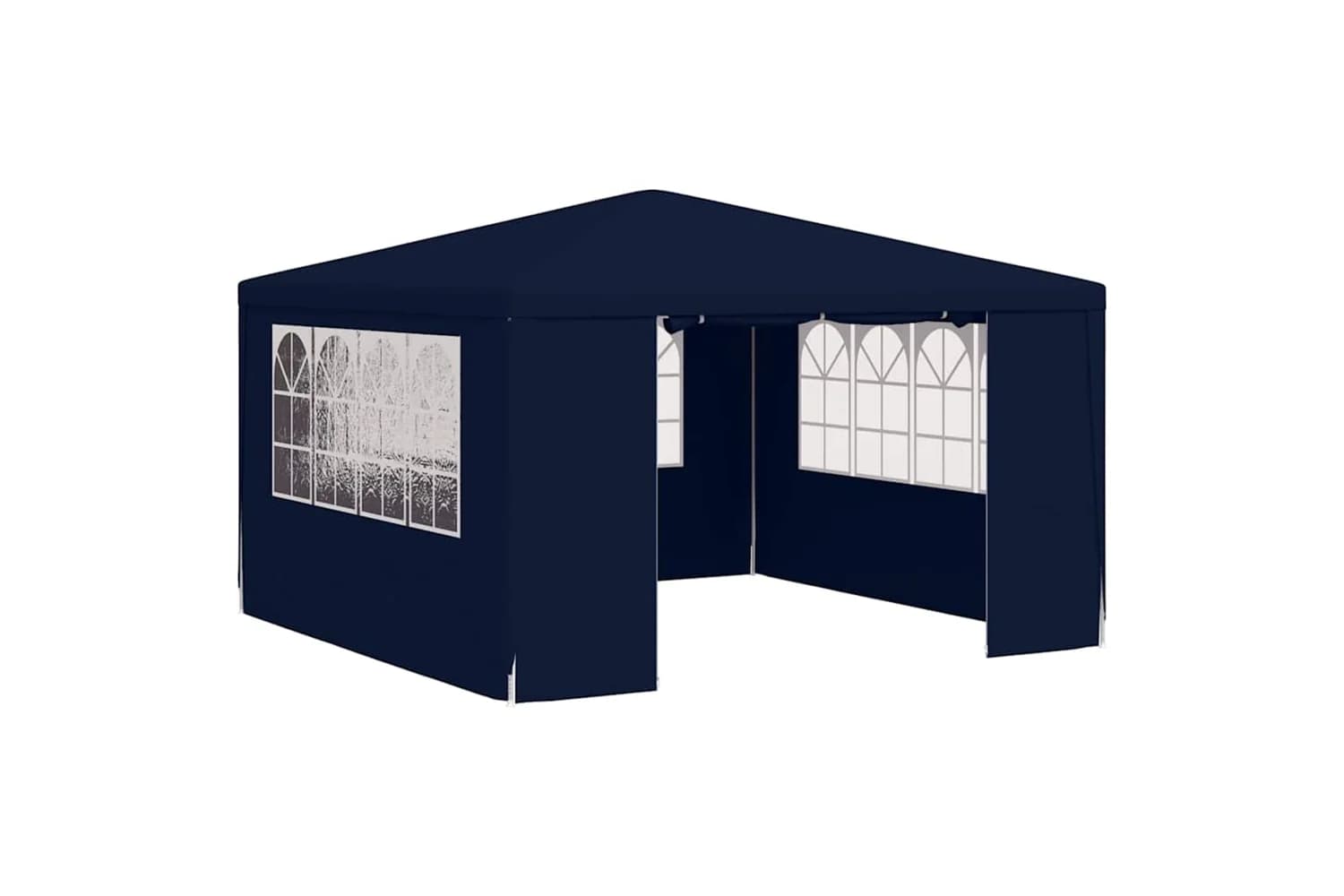 Vidaxl Professional Party Tent With Side Walls 4x4 M Blue 90 G/m²