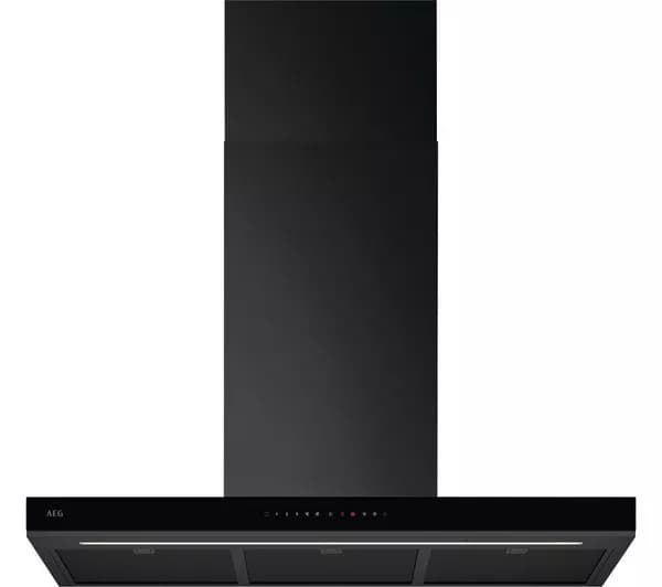 AEG AuroraTech GB87D91CB Chimney Cooker Hood - Black