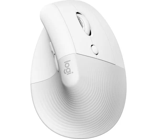 LOGITECH Lift Vertical For Mac Wireless Optical Ergonomic Mouse - Space Grey