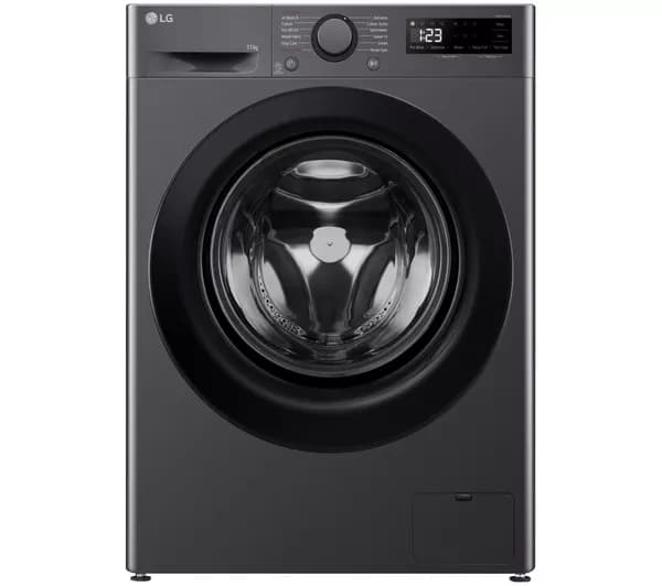 LG Y500 Series AI Direct Drive F4Y511GBLN1 11 kg 1400 Spin Washing Machine - Slate Grey