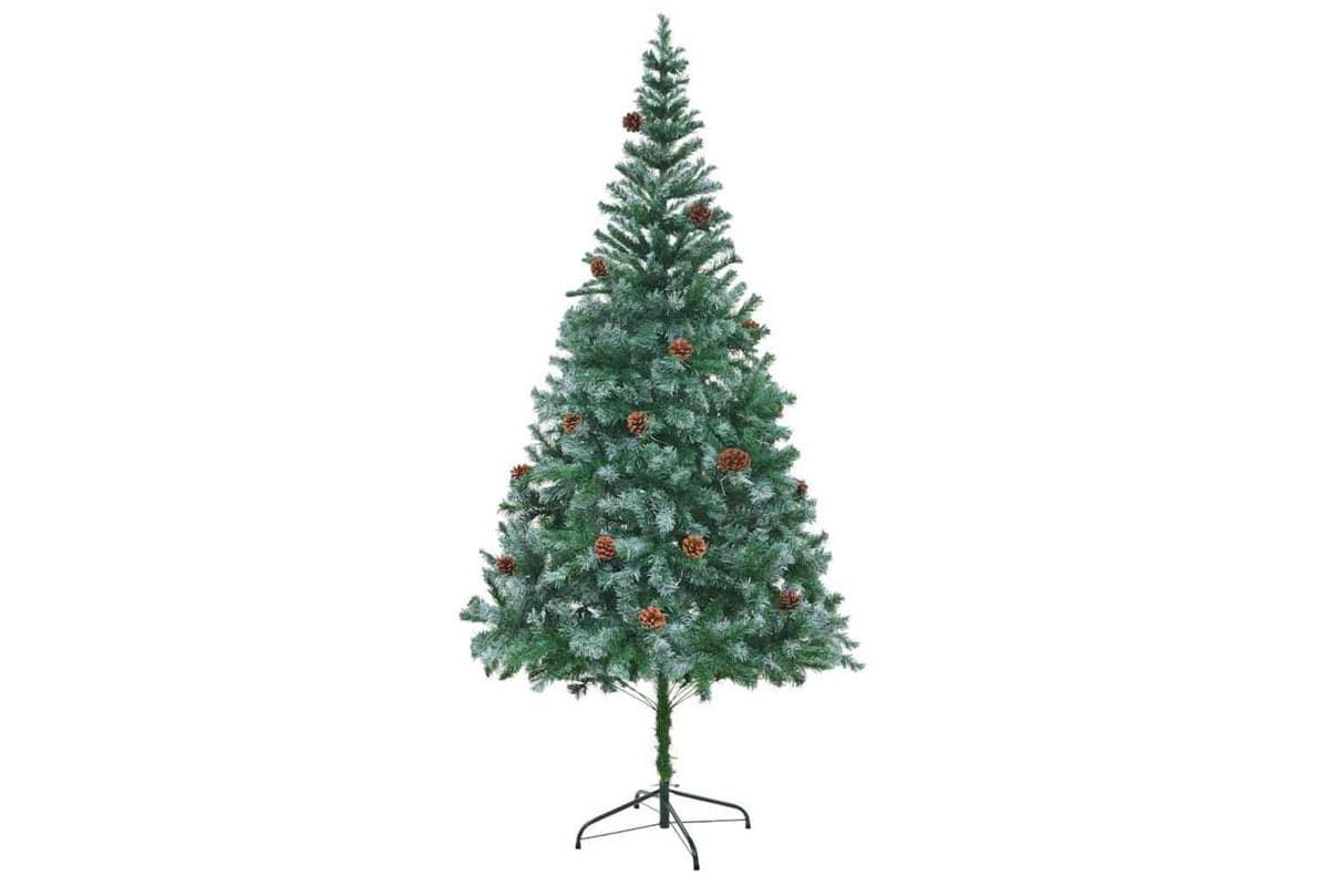 Vidaxl Artificial Christmas Tree With Pinecones 210 Cm