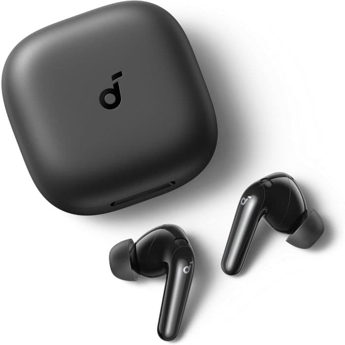 Soundcore R60i D1202G11, Noise-Cancelling Wireless Bluetooth Earbuds, Black