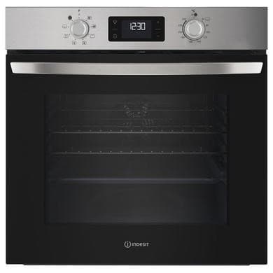 Indesit IO253XUK Turn&Go Electric Single Oven - Stainless Steel