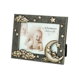 Moon & Teddy Bronze Photo Frame 5 x 7in