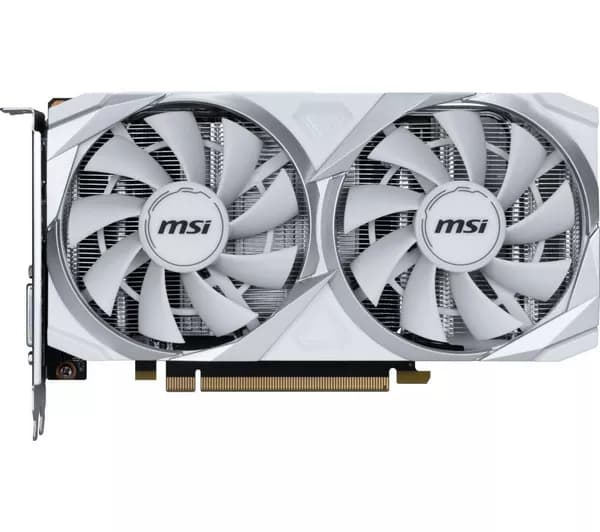 MSI GeForce RTX 3050 8 GB VENTUS 2X XS OC Graphics Card - White