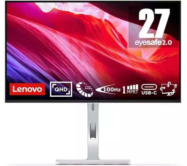 LENOVO L27h-4A Quad HD 27" IPS WLED Monitor - Grey
