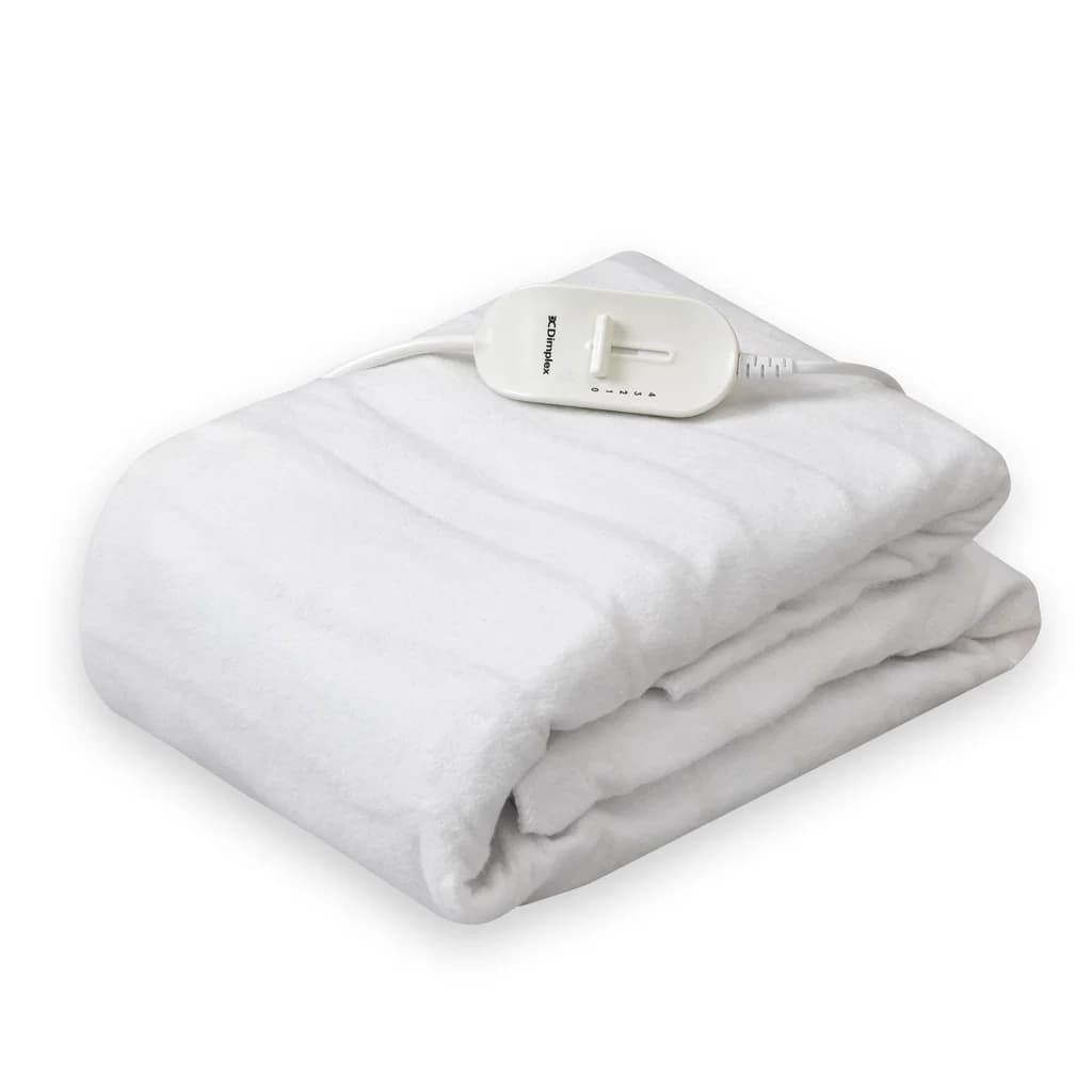 Dimplex King Size Washable Electric Heated Underblanket - White | DUB1003