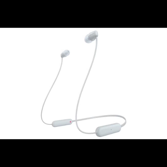 Sony In-Ear Wireless Looped Headphones - White | WIC100W.CE7