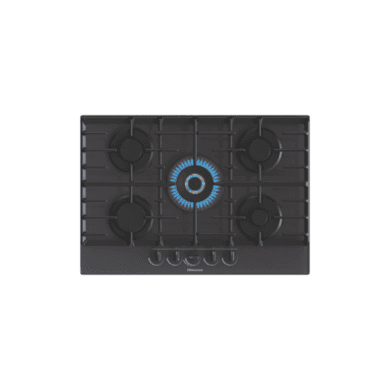 Refurbished Hisense GG773B 75cm 5 burner Gas on Glass Hob Black