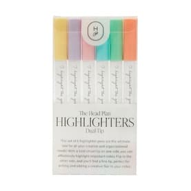 Dual-Tip Highlighters Six-Piece Set