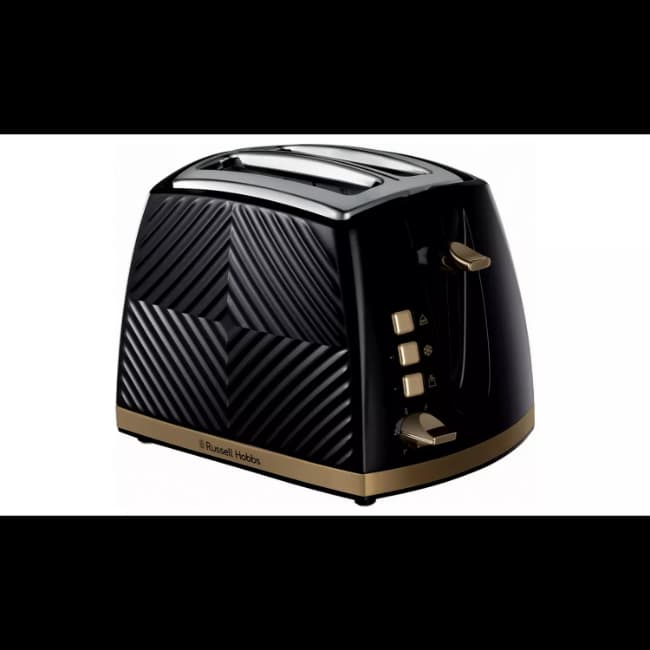Russell Hobbs Groove 2 Slice Toaster - Black | 26390