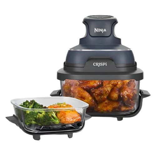 Ninja CRISPi 4-in-1 Portable Glass Air Fryer - Cyber Space | FN101UK