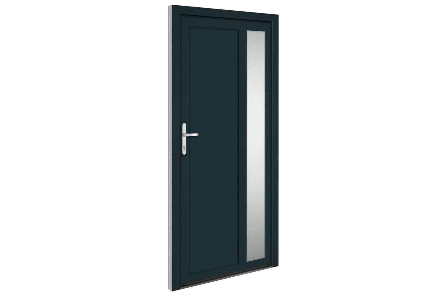 vidaXL 3157100 Front Door Anthracite 98x200cm Pvc