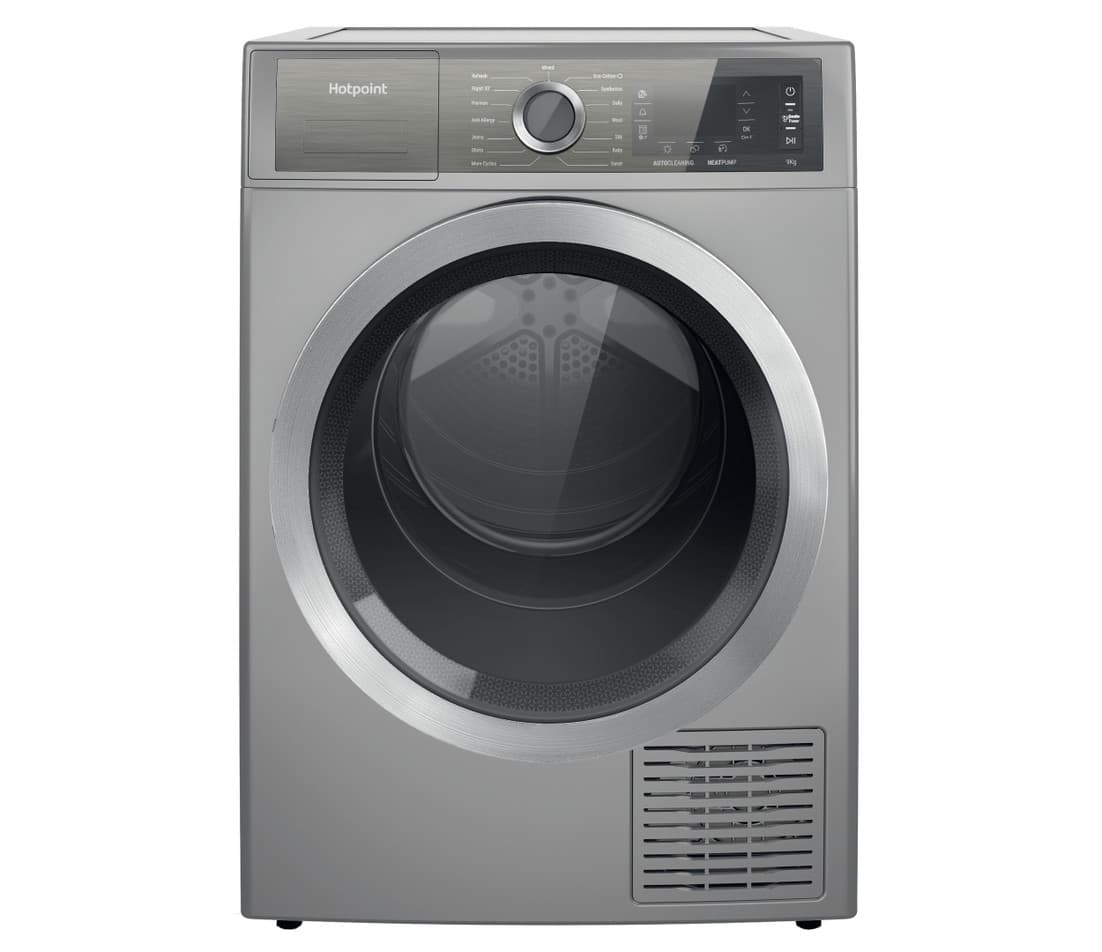 HOTPOINT            9KG HEAT PUMP TUMBLE DRYER - GUNMETAL COLOUR