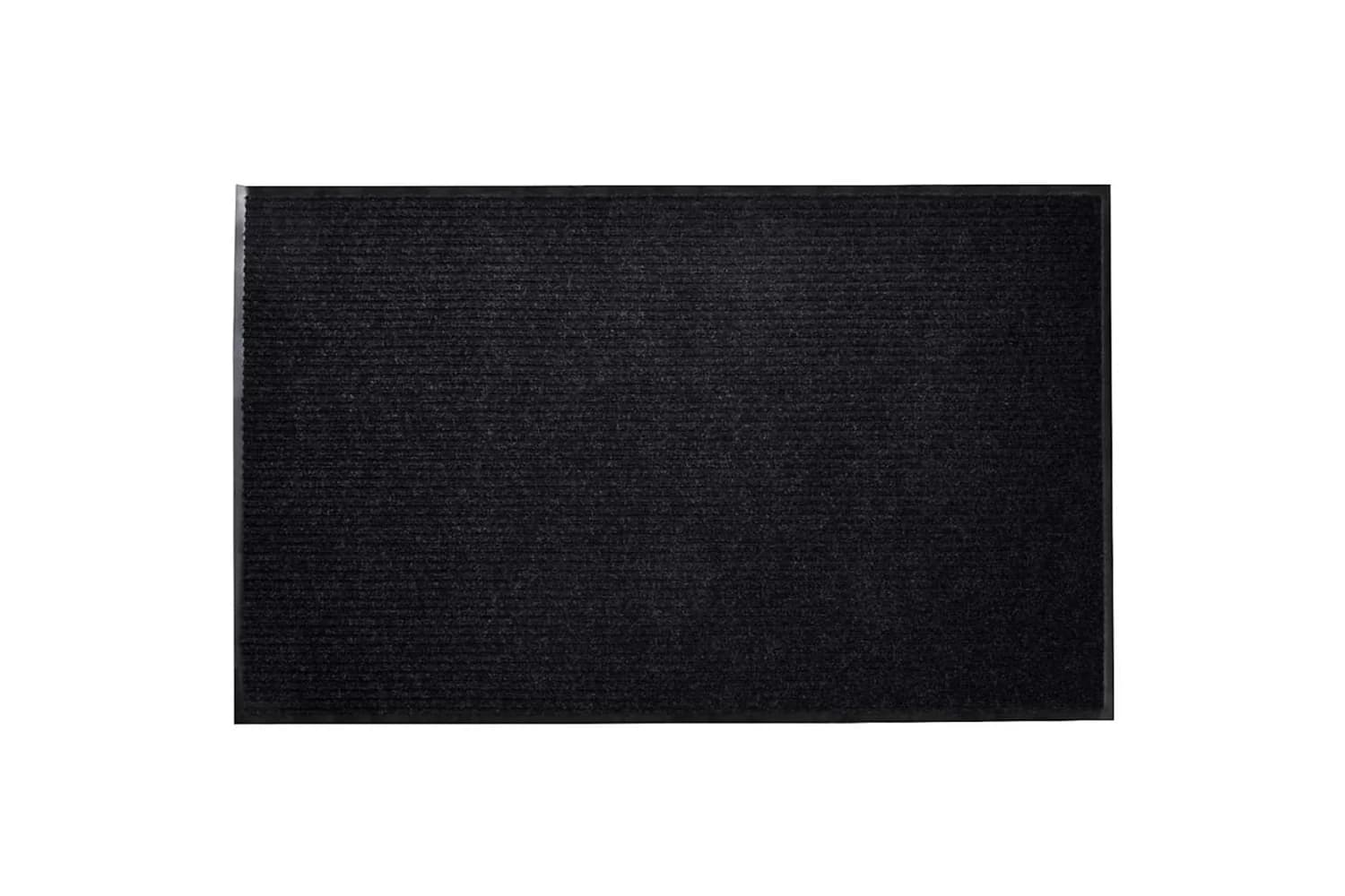 vidaXL 241266 Door Mat 90 X 150cm Black Pvc