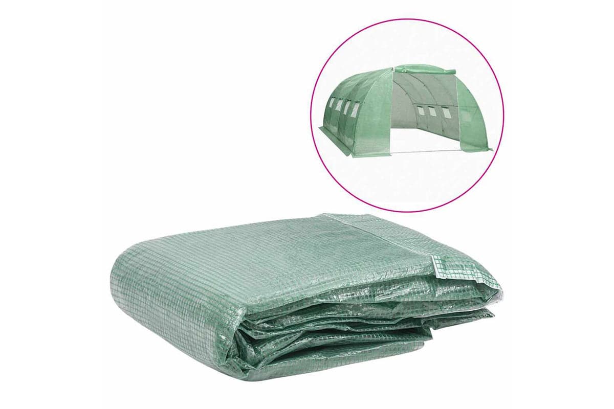 Vidaxl 316444 Greenhouse Replacement Cover 400x400x200 Cm Green