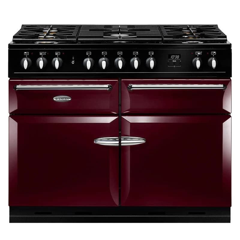 Stanley Supreme Deluxe 110CM Dual Fuel Range Cooker - Cranberry | SDL110DFCBY/
