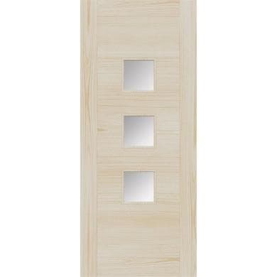 External Accoya Door with Frosted Glass - Unfinished - 1981 x 838 x 44mm - Turin Essential - XL Joinery