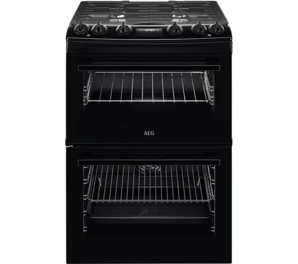AEG 5000 SurroundCook CKX6540ACB 60 cm Dual Fuel Cooker - Black