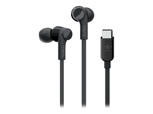 BELKIN - ROCKSTAR - earphones with mic - USB-C