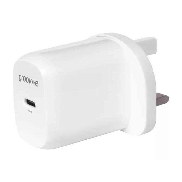 Groove GVMA107WE, USB-C Mains Charger 20W