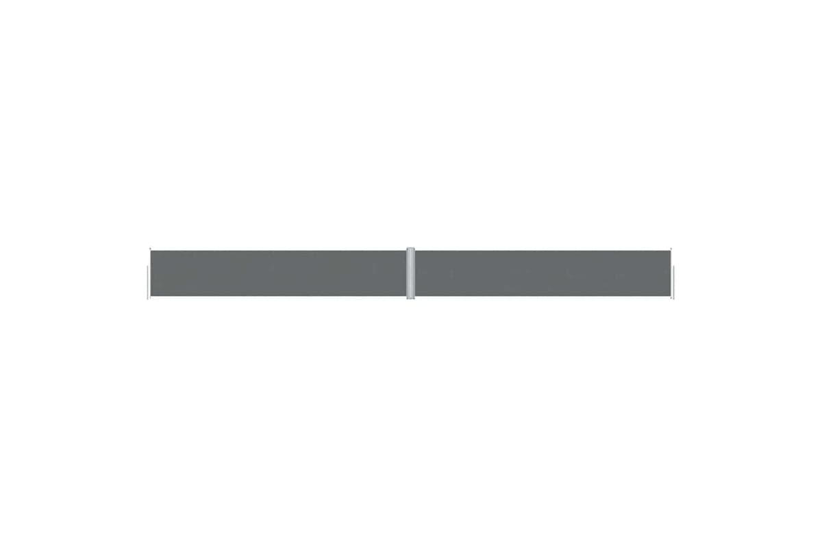 vidaXL 318056 Retractable Side Awning Anthracite 117x1200cm