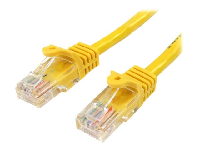 STARTECH.COM - Startech 5m Yellow Cat5e / Cat 5 Snagless Ethernet Patch Cable 5 m - network cable - 5 m - yellow