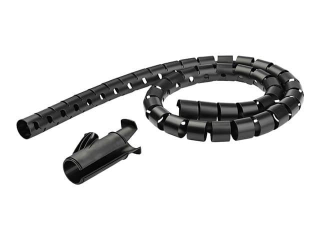 STARTECH.COM - Startech 2.5m (8.2ft) Cable Management Sleeve - 1.8" Diameter - Expandable Coiled Cord Organizer w/ Cable Loading Tool (CMSCOILED4) - cable sleeving kit