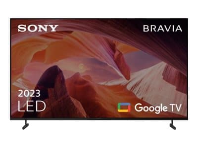 SONY - Bravia Professional Displays FWD-65X80L - 65" Diagonal Class (64.5" viewable) - X80L Series LED-backlit LCD display - with TV tuner - digital signage - Smart TV - Google TV - 4K UHD (2160p) 3840 x 2160 - HDR - frame blinking, Direct LED - black